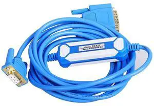 PC-TTY Programming Cable for Siemens S5 PLC 6ES5 734-1BD20, Gold-Plated Blue Serial PC-TTY Cable, Serial Port Connection Cable, Note: Not Compatible with USB Conversion PC-TTY Programming Cable for Siemens S5 PLC 6ES5 734-1BD20, Gold-Plated Blue Serial PC-TTY Cable, Serial Port Connection Cable, Note: Not Compatible with USB Conversion