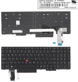 Laptop Replacement US Keyboard for Lenovo ThinkPad E580 L580, PN PK131672A00 01YP680, Win8 Layout Black Notebook Keyboard Spare Part Laptop Replacement US Keyboard for Lenovo ThinkPad E580 L580, PN PK131672A00 01YP680, Win8 Layout Black Notebook Keyboard Spare Part