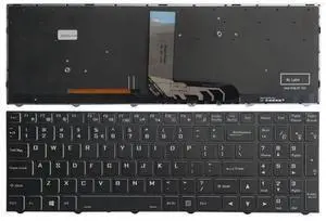 US English Backlit Replacement Laptop Keyboard Compatible with CLEVO CVM18H93US9430 CVM18H93US9430B, OEM Part Number 6-80-PC510-010-1, US QWERTY Backlight Notebook Keyboard Repair Spare Part US English Backlit Replacement Laptop Keyboard Compatible with CLEVO CVM18H93US9430 CVM18H93US9430B, OEM Part Number 6-80-PC510-010-1, US QWERTY Backlight Notebook Keyboard Repair Spare Part