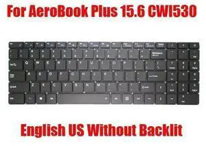 US English Black Laptop Replacement Keyboard for Chuwi AeroBook Plus 15.6 CWI530, Notebook Internal Keyboard Repair Spare Part US English Black Laptop Replacement Keyboard for Chuwi AeroBook Plus 15.6 CWI530, Notebook Internal Keyboard Repair Spare Part