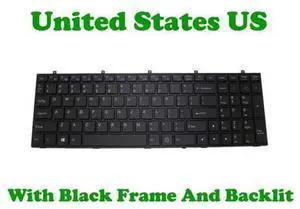 US English Backlit Laptop Replacement Keyboard for CLEVO W350 W370ET W370SK W370SS W370SSQ W370ST, Notebook Internal Backlight Keyboard Repair Spare Part US English Backlit Laptop Replacement Keyboard for CLEVO W350 W370ET W370SK W370SS W370SSQ W370ST, Notebook Internal Backlight Keyboard Repair Spare Part