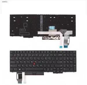 US Backlit Laptop Replacement Keyboard for ThinkPad T15, Black Frame Black Keys With TrackPoint Stick, Notebook Internal Keyboard Repair Spare Part US Backlit Laptop Replacement Keyboard for ThinkPad T15, Black Frame Black Keys With TrackPoint Stick, Notebook Internal Keyboard Repair Spare Part