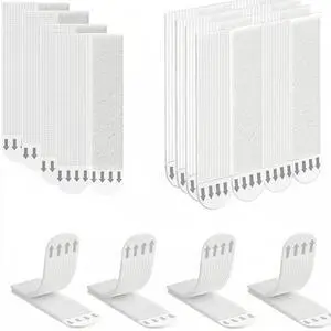 AJMRTC Damage-Free Picture Hanging Strips, 14 Pairs Heavy Duty Large Adhesive Wall Hanging Strips, No Nail Frame Hanger Kit for Posters, Artworks, Mirrors & Home Decor AJMRTC Damage-Free Picture Hanging Strips, 14 Pairs Heavy Duty Large Adhesive Wall Hanging Strips, No Nail Frame Hanger Kit for Posters, Artworks, Mirrors & Home Decor