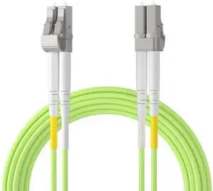 AJMRTC Duplex LC OM5 Multimode Fiber Patch Cable, 10 Meter LSZH Fiber Jumper, Support 40G/100G, Compatible with SFP Transceivers for Computer Fiber Network AJMRTC Duplex LC OM5 Multimode Fiber Patch Cable, 10 Meter LSZH Fiber Jumper, Support 40G/100G, Compatible with SFP Transceivers for Computer Fiber Network