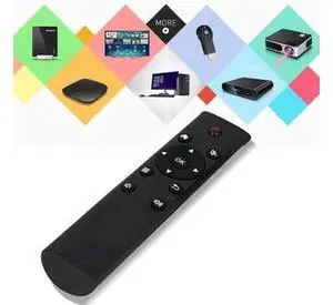 AJMRTC FM4 2.4GHz Wireless Air Mouse Remote Control, Built-in Full Keyboard, Universal Air Mouse Controller Compatible with Android, Windows OS and Linux Devices AJMRTC FM4 2.4GHz Wireless Air Mouse Remote Control, Built-in Full Keyboard, Universal Air Mouse Controller Compatible with Android, Windows OS and Linux Devices