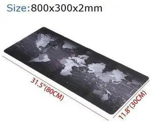 AJMRTC World Map Extended Gaming Mouse Pad, XL Large Desk Mat with Stitched Edges & Non-Slip Rubber Base, 31.5" x 11.8" x 0.08" Gaming Mouse Keyboard Pad for Desktop Computer AJMRTC World Map Extended Gaming Mouse Pad, XL Large Desk Mat with Stitched Edges & Non-Slip Rubber Base, 31.5" x 11.8" x 0.08" Gaming Mouse Keyboard Pad for Desktop Computer
