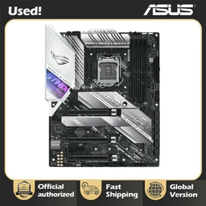 ASUS ROG STRIX Z490-A GAMING ATX Gaming Motherboard, LGA1200 Socket for 10th Gen Intel CPU, Z490 Chipset, 4×DDR4 Slots Max 128GB, SATA 6Gb/s, Dual M.2, PCIe 3.0 x16, 2.5G LAN, Aura Sync RGB, Fully Tes ASUS ROG STRIX Z490-A GAMING ATX Gaming Motherboard, LGA1200 Socket for 10th Gen Intel CPU, Z490 Chipset, 4×DDR4 Slots Max 128GB, SATA 6Gb/s, Dual M.2, PCIe 3.0 x16, 2.5G LAN, Aura Sync RGB, Fully Tes