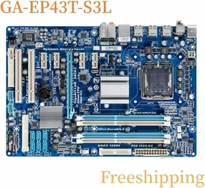 GA-EP43T-S3L Desktop Motherboard, LGA775 Socket DDR3 Mainboard, Fully Tested Working System Board, Replacement Mainboard GA-EP43T-S3L for PC Upgrade & Repair, Supports LGA775 CPU DDR3 Memory for Home GA-EP43T-S3L Desktop Motherboard, LGA775 Socket DDR3 Mainboard, Fully Tested Working System Board, Replacement Mainboard GA-EP43T-S3L for PC Upgrade & Repair, Supports LGA775 CPU DDR3 Memory for Home