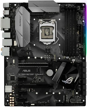 ROG STRIX B250F GAMING ATX Gaming Desktop Motherboard, Intel B250 Chipset LGA1151 Socket, DDR4 Memory Support, SATA3 & USB3.0 Ports, Replacement Mainboard for 6th/7th Gen Intel CPU Gaming PC Build & H ROG STRIX B250F GAMING ATX Gaming Desktop Motherboard, Intel B250 Chipset LGA1151 Socket, DDR4 Memory Support, SATA3 & USB3.0 Ports, Replacement Mainboard for 6th/7th Gen Intel CPU Gaming PC Build & H