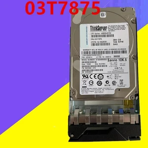 300GB 2.5 Inch SAS 10000RPM Server Internal Hard Drive PN 03T7875 4XB0G45722, 32MB Cache Enterprise SAS HDD, Fully Tested Working Hard Disk Replacement for Server Storage Array Rebuild & Hardware Upgr 300GB 2.5 Inch SAS 10000RPM Server Internal Hard Drive PN 03T7875 4XB0G45722, 32MB Cache Enterprise SAS HDD, Fully Tested Working Hard Disk Replacement for Server Storage Array Rebuild & Hardware Upgr