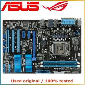 P8H61 PLUS Desktop Motherboard LGA1155 Socket H61 Chipset DDR3 Max 16G, SATA II PCIe2.0 X16 Slot, Fully Tested Working Mainboard for 2nd/3rd Gen Intel LGA1155 CPU Custom PC Build, Upgrade & Hardware R P8H61 PLUS Desktop Motherboard LGA1155 Socket H61 Chipset DDR3 Max 16G, SATA II PCIe2.0 X16 Slot, Fully Tested Working Mainboard for 2nd/3rd Gen Intel LGA1155 CPU Custom PC Build, Upgrade & Hardware R