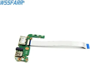 Laptop IO Board With Cable for S551LB, Part 60NB02A0-US1040-221, USB Audio SD Card Interface Sub Board, Replacement IO Circuit Assembly Laptop IO Board With Cable for S551LB, Part 60NB02A0-US1040-221, USB Audio SD Card Interface Sub Board, Replacement IO Circuit Assembly