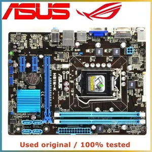 H61 mATX Desktop Motherboard Replacement for ASUS H61M-K, LGA1155 Socket, Support DDR3 RAM up to 16GB, SATA II & PCI-E 2.0 X16 Slot, Mainboard for 2nd/3rd Gen Intel CPU, Office Daily Desktop PC Repair H61 mATX Desktop Motherboard Replacement for ASUS H61M-K, LGA1155 Socket, Support DDR3 RAM up to 16GB, SATA II & PCI-E 2.0 X16 Slot, Mainboard for 2nd/3rd Gen Intel CPU, Office Daily Desktop PC Repair