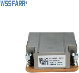Server CPU Cooling Heatsink Replacement Repair Part for Dell PowerEdge M610 Blade Server, FRU PN 0P985H P985H, Aluminum Heat Radiator Thermal Module, Spare Cooler for CPU Overheating and Thermal Throt Server CPU Cooling Heatsink Replacement Repair Part for Dell PowerEdge M610 Blade Server, FRU PN 0P985H P985H, Aluminum Heat Radiator Thermal Module, Spare Cooler for CPU Overheating and Thermal Throt