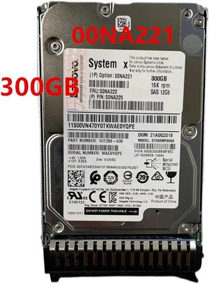 300GB 2.5 inch SAS 12Gbps 15K RPM Server Hard Drive Replacement for Lenovo X3650 M5 Rack Server, PN 00NA221 00NA222 00NA225, 32MB Cache Enterprise Internal HDD, 100% Tested Good Sector Storage Disk fo 300GB 2.5 inch SAS 12Gbps 15K RPM Server Hard Drive Replacement for Lenovo X3650 M5 Rack Server, PN 00NA221 00NA222 00NA225, 32MB Cache Enterprise Internal HDD, 100% Tested Good Sector Storage Disk fo