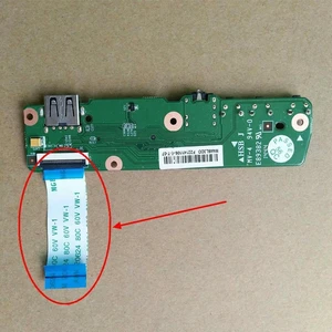 Laptop Audio USB SD Card IO Board With Ribbon Cable Replacement Repair Part for Lenovo Flex 3-1120 Notebook, Integrated Audio Jack USB Port SD Reader PCB, 100% Fully Tested Spare Component for No Audi Laptop Audio USB SD Card IO Board With Ribbon Cable Replacement Repair Part for Lenovo Flex 3-1120 Notebook, Integrated Audio Jack USB Port SD Reader PCB, 100% Fully Tested Spare Component for No Audi