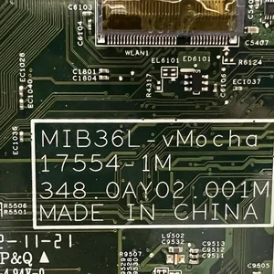 17554-1M Laptop Motherboard Replacement for X2660G, PN MIB36L-vMocha 348.0AY02.001M Mainboard, 100% Fully Tested for Notebook Repair 17554-1M Laptop Motherboard Replacement for X2660G, PN MIB36L-vMocha 348.0AY02.001M Mainboard, 100% Fully Tested for Notebook Repair
