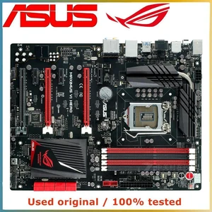 ASUS Maximus VI Hero ATX ROG Gaming Motherboard Intel Z87 Chipset LGA1150 Socket, DDR3 Up to 32GB, SATA III PCIe 3.0 X16 Mainboard, 100% Fully Tested for Gaming PC Repair & Overclock Upgrade ASUS Maximus VI Hero ATX ROG Gaming Motherboard Intel Z87 Chipset LGA1150 Socket, DDR3 Up to 32GB, SATA III PCIe 3.0 X16 Mainboard, 100% Fully Tested for Gaming PC Repair & Overclock Upgrade