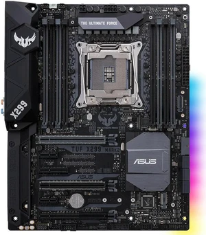 ASUS TUF X299 MARK 2 ATX Motherboard, LGA2066 Socket Intel X299 Chipset DDR4 Mainboard, Dual M.2 SATA III PCI-E 3.0 X16 USB 3.1 Gen2, Support Intel Core i9 i7 X-Series Processors, 100% Fully Tested fo ASUS TUF X299 MARK 2 ATX Motherboard, LGA2066 Socket Intel X299 Chipset DDR4 Mainboard, Dual M.2 SATA III PCI-E 3.0 X16 USB 3.1 Gen2, Support Intel Core i9 i7 X-Series Processors, 100% Fully Tested fo
