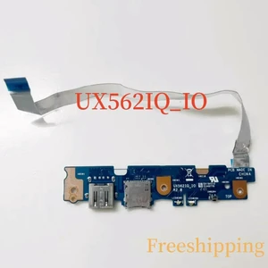 USB IO Board with Flex Cable for ASUS ZenBook Flip 15 UX562IA UX562IQ UX562F Q526F Laptop, UX562IQ_IO, 100% Fully Tested for Convertible Notebook Repair USB IO Board with Flex Cable for ASUS ZenBook Flip 15 UX562IA UX562IQ UX562F Q526F Laptop, UX562IQ_IO, 100% Fully Tested for Convertible Notebook Repair