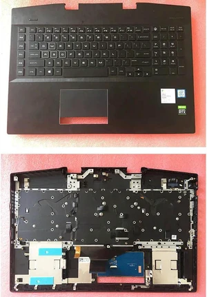 HP Omen 17-CB TPN-C144 Palmrest Assembly with Backlit Keyboard & Touchpad for 17-CB0020NR, 100% Fully Tested HP Omen 17-CB TPN-C144 Palmrest Assembly with Backlit Keyboard & Touchpad for 17-CB0020NR, 100% Fully Tested