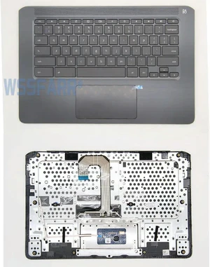 HP Chromebook 14 G5 Palmrest Keyboard and Touchpad Assembly L14354-001 Replacement 100% Tested