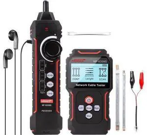 Advanced Network Cable Tester with PoE& NCV,Cable Length Test,Port Flashing,Multifunction Anti Interference Scanning Modes Wire Tracker Advanced Network Cable Tester with PoE& NCV,Cable Length Test,Port Flashing,Multifunction Anti Interference Scanning Modes Wire Tracker
