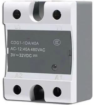 CDG1-1DA Solid State Relay 10A 15A 20A 25A 30A 40A 60A 75A 80A Single Phase DC Control AC No Contact(CDG1-1DA 15A) CDG1-1DA Solid State Relay 10A 15A 20A 25A 30A 40A 60A 75A 80A Single Phase DC Control AC No Contact(CDG1-1DA 15A)