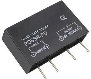 Input 3-32VDC Output 5-200VDC or Output 5-380VAC PCB Installation SSR Ultra-Thin 5A PCB Solid State Relay (Size : PQSSR-P) Input 3-32VDC Output 5-200VDC or Output 5-380VAC PCB Installation SSR Ultra-Thin 5A PCB Solid State Relay (Size : PQSSR-P)
