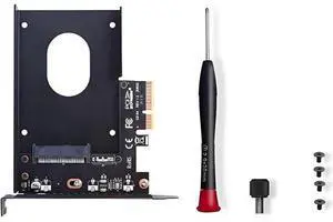 PCIe X4 x16 to U.2 NVMe Adapter Card 32Gbps/64Gbps High Speed Expansion Support U.2 SSD Compatible with PCIe X4 X8 X16 Slots (PCIE 3.0 X4 Card) PCIe X4 x16 to U.2 NVMe Adapter Card 32Gbps/64Gbps High Speed Expansion Support U.2 SSD Compatible with PCIe X4 X8 X16 Slots (PCIE 3.0 X4 Card)