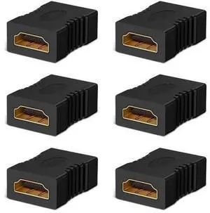 8K HDMI Coupler, 8K@60Hz/4K@120Hz HDMI 2.1 Female to Female Connector HDMI Extender, Support 3D, HDR, HDCP, ARC,Compatible with DVD, Blu-ray, TV, Laptop, PC, Monitor, 6 Pack 8K HDMI Coupler, 8K@60Hz/4K@120Hz HDMI 2.1 Female to Female Connector HDMI Extender, Support 3D, HDR, HDCP, ARC,Compatible with DVD, Blu-ray, TV, Laptop, PC, Monitor, 6 Pack