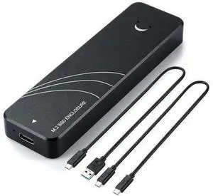 10Gbps M.2 NVMe SSD Enclosure,Tool-Free External NVME/SATA NGFF SSD Aluminum Case,Supports M&B+M Keys 2230/2242/2260/2280 SSD 10Gbps M.2 NVMe SSD Enclosure,Tool-Free External NVME/SATA NGFF SSD Aluminum Case,Supports M&B+M Keys 2230/2242/2260/2280 SSD
