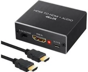 HDMI Audio Extractor Converter HDMI to Optical Toslink SPDIF with 1M HDMI 1.4 Cable and 3.5mm Stereo Audio Splitter Adapter Support 4K x 2K 3D HDMI Audio Extractor Converter HDMI to Optical Toslink SPDIF with 1M HDMI 1.4 Cable and 3.5mm Stereo Audio Splitter Adapter Support 4K x 2K 3D