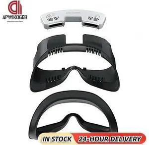 VR Cooling Fan Air Circulation Breathable Cooling Fan Face Cover 3 Speeds with PU Face Cushion Pad for Quest 3 VR Headset VR Cooling Fan Air Circulation Breathable Cooling Fan Face Cover 3 Speeds with PU Face Cushion Pad for Quest 3 VR Headset