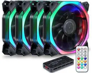 4fans+remote controller pwm cpu rgb fan 120mm Fan Computer PC Case Fan RGB Adjust LED Fan Speed 120mm Quiet Remote Computer Cooler Cooling RGB Case Fans 4fans+remote controller pwm cpu rgb fan 120mm Fan Computer PC Case Fan RGB Adjust LED Fan Speed 120mm Quiet Remote Computer Cooler Cooling RGB Case Fans