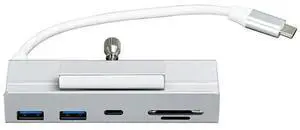 5 in 1 USB C Adapter USB3.1Gen2 10Gbps USB C Dock SD TF Card Reader 2 USB-A+1 USB-C Ports for PC Laptop for 2021 IMac 24 Inch 5 in 1 USB C Adapter USB3.1Gen2 10Gbps USB C Dock SD TF Card Reader 2 USB-A+1 USB-C Ports for PC Laptop for 2021 IMac 24 Inch