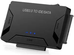 USB 3.0 To IDE/SATA Converter Super 5Gbps Transfer External Hard Drive Adapter Kit Plug & Play Support Up To 6TB Drives USB 3.0 To IDE/SATA Converter Super 5Gbps Transfer External Hard Drive Adapter Kit Plug & Play Support Up To 6TB Drives