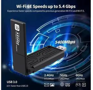 AX5400 Adapter USB Network Card 6e Tri-Band Dongle for Pc_L50A AX5400 Adapter USB Network Card 6e Tri-Band Dongle for Pc_L50A