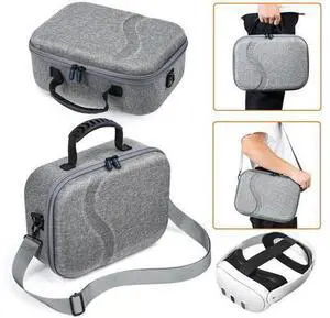 Fashion Hard Travel Case Portable Protection Hard Protect Carrying Case Expandable Capacity VR Gaming Bag For Quest 3 Fashion Hard Travel Case Portable Protection Hard Protect Carrying Case Expandable Capacity VR Gaming Bag For Quest 3