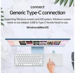Bluetooth-Compatible Touchpad Multi-Gesture Portable Track Pad Type-C Rechargeable USB Touchpad Mouse for 10/11 Bluetooth-Compatible Touchpad Multi-Gesture Portable Track Pad Type-C Rechargeable USB Touchpad Mouse for 10/11