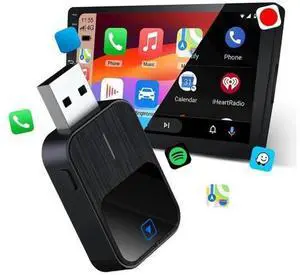 Wireless Android Auto & CarPlay 2 in 1 Dongle Fast Stable Connection Auto Connect for OEM Wired CarPlay Android Auto Car Systems Wireless Android Auto & CarPlay 2 in 1 Dongle Fast Stable Connection Auto Connect for OEM Wired CarPlay Android Auto Car Systems