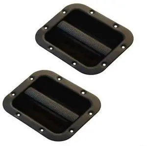 2Pcs Black Steel Speaker Cabinet Grips Replacement Easy Transport Sound Accessory Recessed Speaker Handle Replacement 2Pcs Black Steel Speaker Cabinet Grips Replacement Easy Transport Sound Accessory Recessed Speaker Handle Replacement