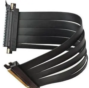 PCI-E 4.0 High Speed Flexible Extender Riser Cable 20cm 180 Degree PCI-E 4.0 High Speed Flexible Extender Riser Cable 20cm 180 Degree