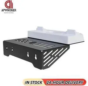 Shelf Floating Mount with Dual Controller Charger RGB Light Wall Stand W/ Headset Holder for PS5/PS5 Slim Disc & Console Shelf Floating Mount with Dual Controller Charger RGB Light Wall Stand W/ Headset Holder for PS5/PS5 Slim Disc & Console