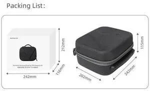 Electronic Equipment Protective Pack Case Hard Shell Bag Carrying Case for FPV Goggles V2 Protective Box Guard Electronic Equipment Protective Pack Case Hard Shell Bag Carrying Case for FPV Goggles V2 Protective Box Guard
