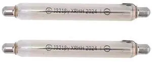 2PCS J321 Geiger Muller Tube Counter Hard Beta GM Detectors Geiger Counter Kit The Tube For Nuclear Radiation Detector 2PCS J321 Geiger Muller Tube Counter Hard Beta GM Detectors Geiger Counter Kit The Tube For Nuclear Radiation Detector
