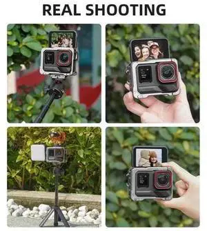 Aluminum Alloy Cage with Cold Shoe Protective Frame Housing Shell Quick Release Housing Cage for Ace Pro/Ace Pro 2 Aluminum Alloy Cage with Cold Shoe Protective Frame Housing Shell Quick Release Housing Cage for Ace Pro/Ace Pro 2