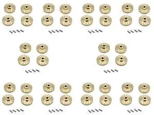 40Pcs Heavy Duty Brass Wheel Hex Adapter Balance Weight For AXIAL SCX24 90081 Upgrades 1/24 RC Crawler Car Parts 40Pcs Heavy Duty Brass Wheel Hex Adapter Balance Weight For AXIAL SCX24 90081 Upgrades 1/24 RC Crawler Car Parts