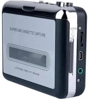 USB Cassette Tape Converter Old Cassette To MP3 Audio Capture Card Music Walkman Player Tape To PC Cassette-to-MP3 Converter USB Cassette Tape Converter Old Cassette To MP3 Audio Capture Card Music Walkman Player Tape To PC Cassette-to-MP3 Converter