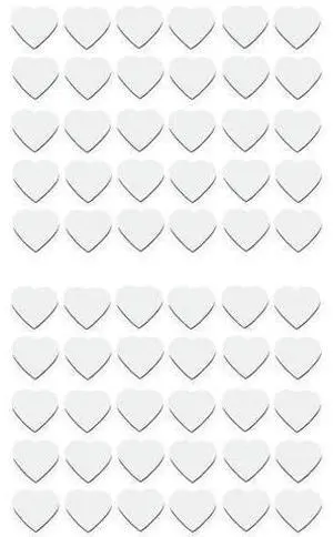 60Pcs Heart Shaped Sublimation Magnet Blanks Wedding Valentines Day Refrigerator Magnets Love Heart Wall Door Decoratio 60Pcs Heart Shaped Sublimation Magnet Blanks Wedding Valentines Day Refrigerator Magnets Love Heart Wall Door Decoratio